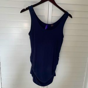 Seraphie Maternity Nursing Tank in Navy Blue